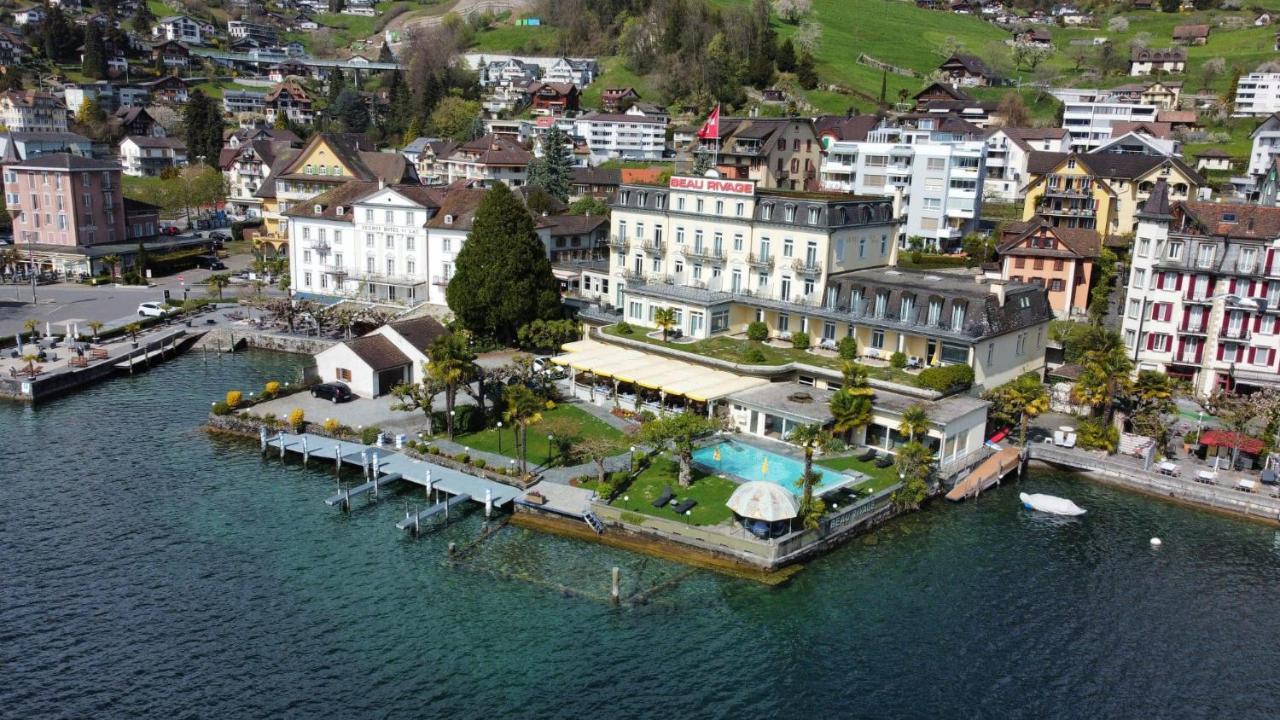 Romantik Hotel Beau Rivage Weggis Eksteriør billede