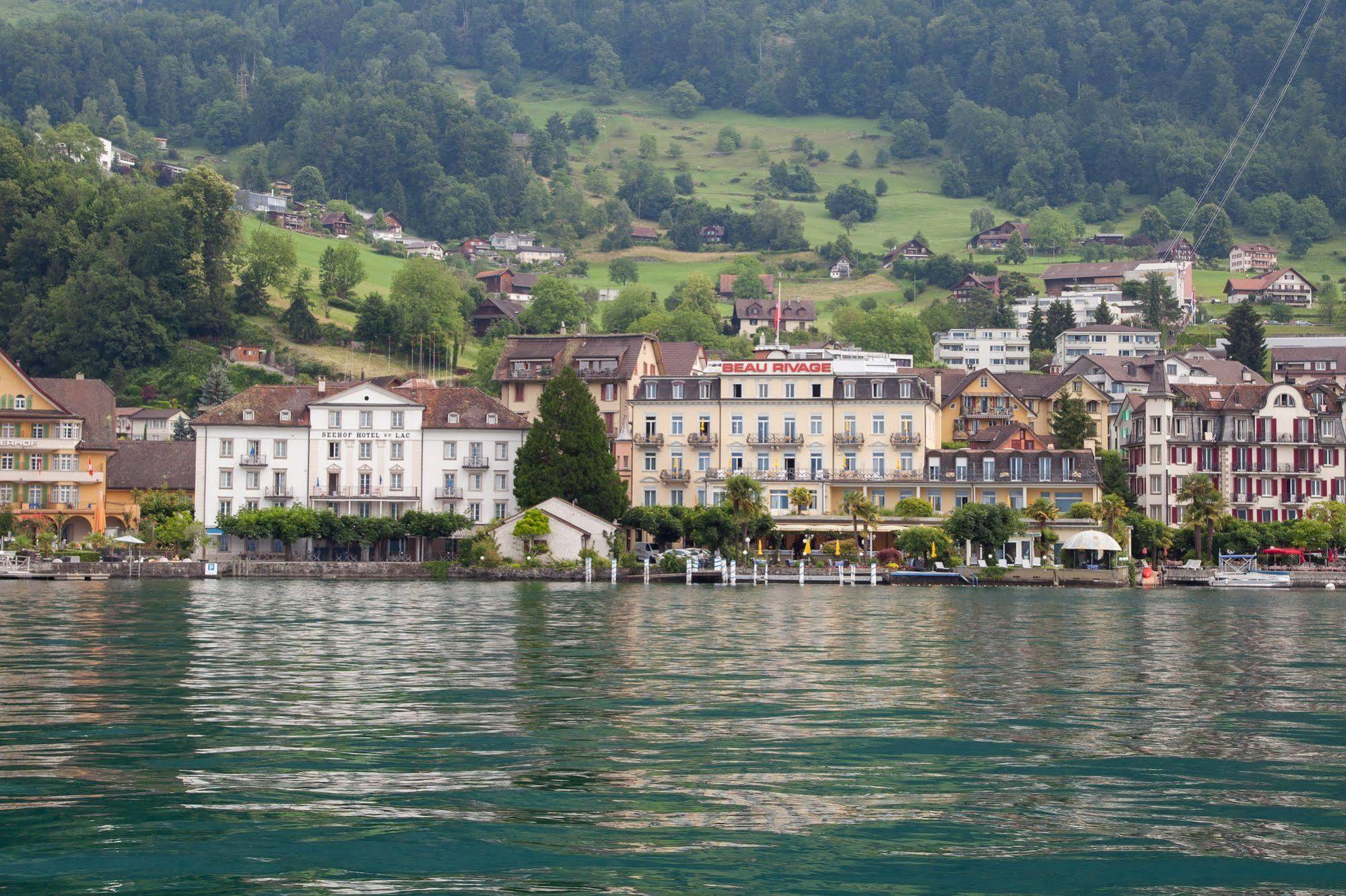 Romantik Hotel Beau Rivage Weggis Eksteriør billede