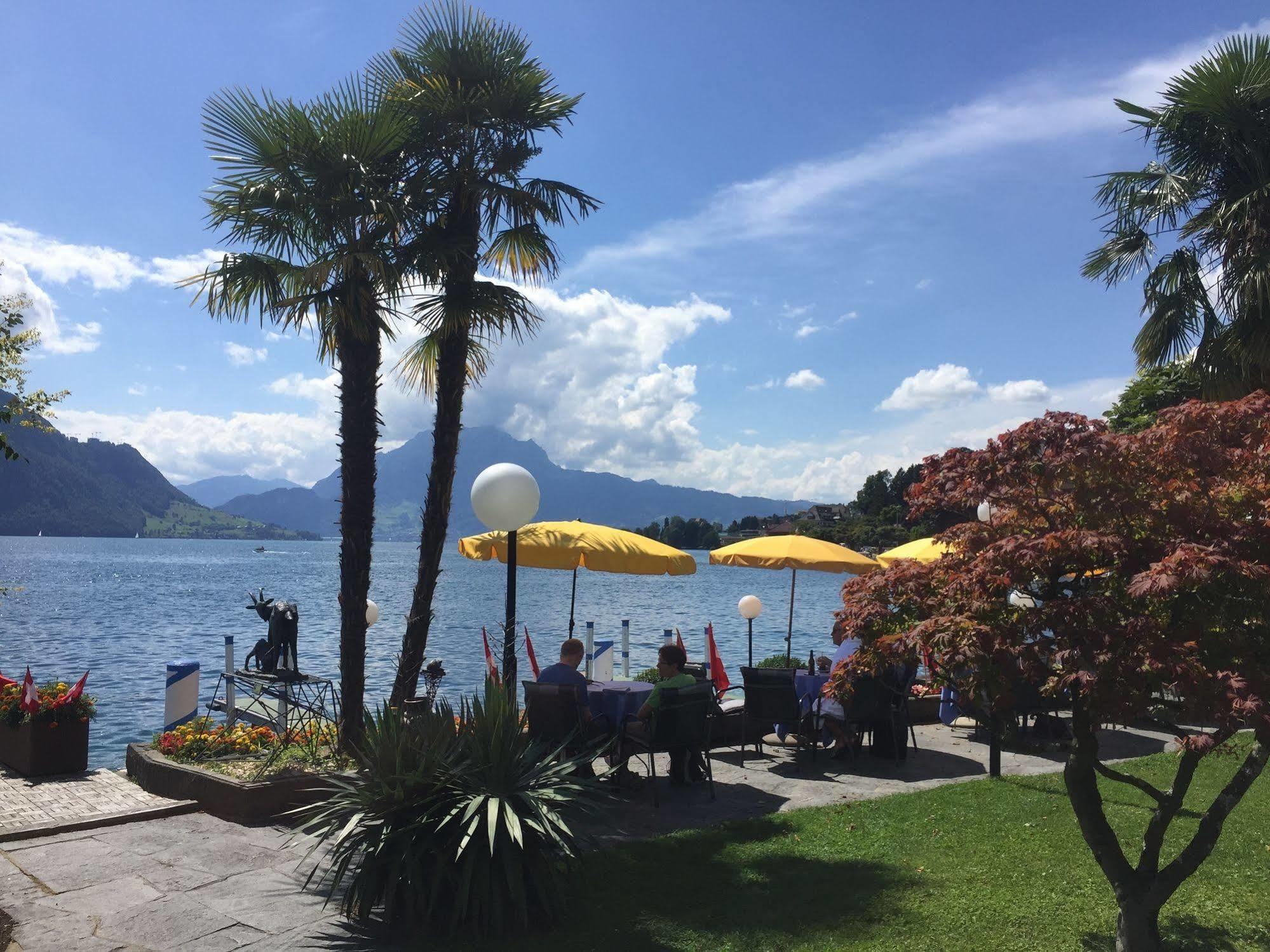 Romantik Hotel Beau Rivage Weggis Eksteriør billede