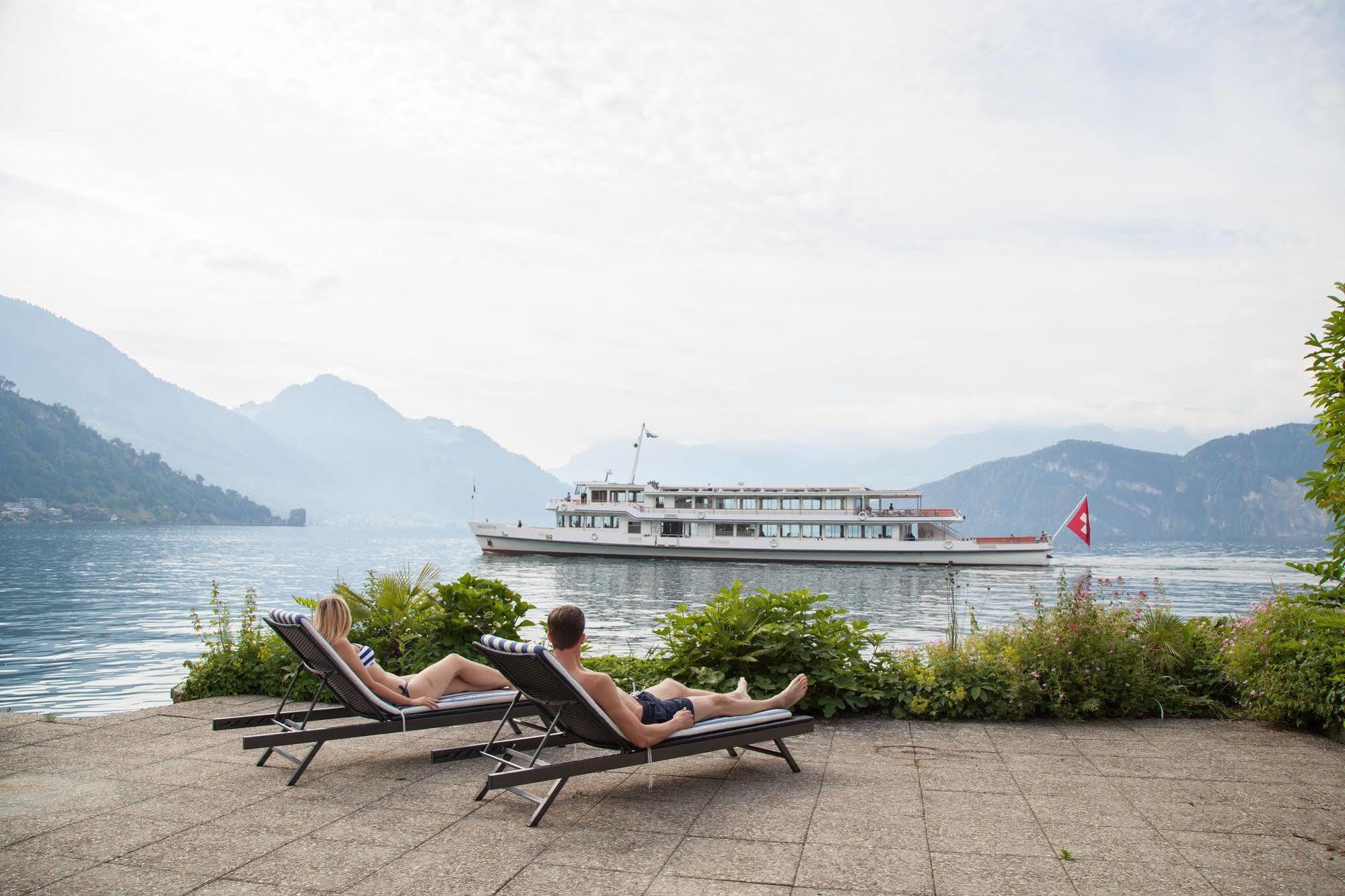 Romantik Hotel Beau Rivage Weggis Eksteriør billede
